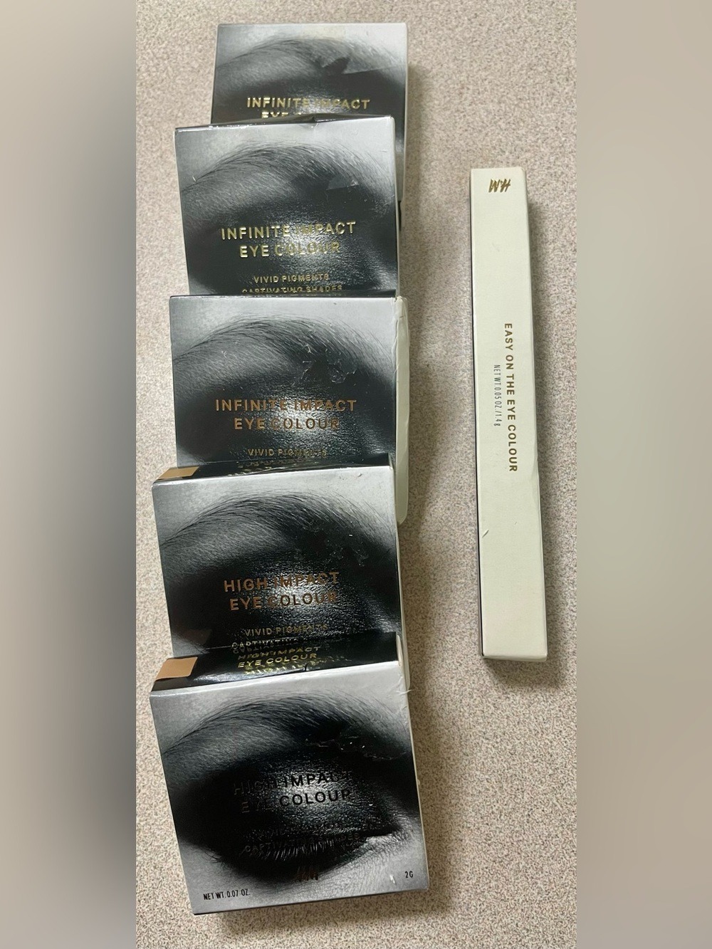 H&M Eye Shadow Bundle | 5 Infinite Impact Eye Colours + Easy On The Eye | NEW